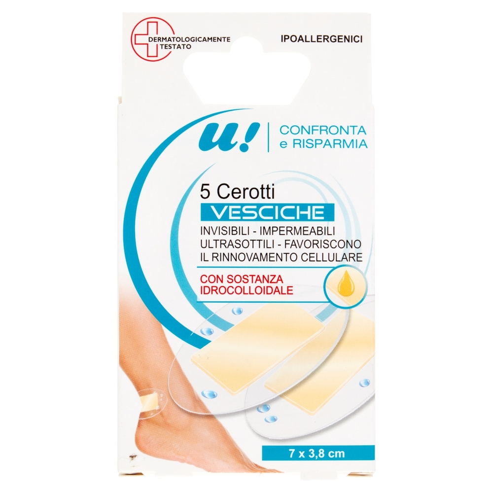 5 Cerotti per Vesciche U! Confronta e Risparmia